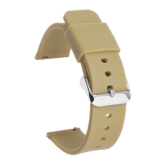 Silicone Watchband Strap Quick Release Band 12mm 14mm 16mm 18mm 19mm 20mm 21mm 22mm 24mm Universal Wristband Belt Accessories