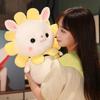 Manufacturer Wholesale Sun Rabbit Baby Plush Toy Doll Turned Into Rabbit Doll Children'S Gift Cute Creative Rabbit