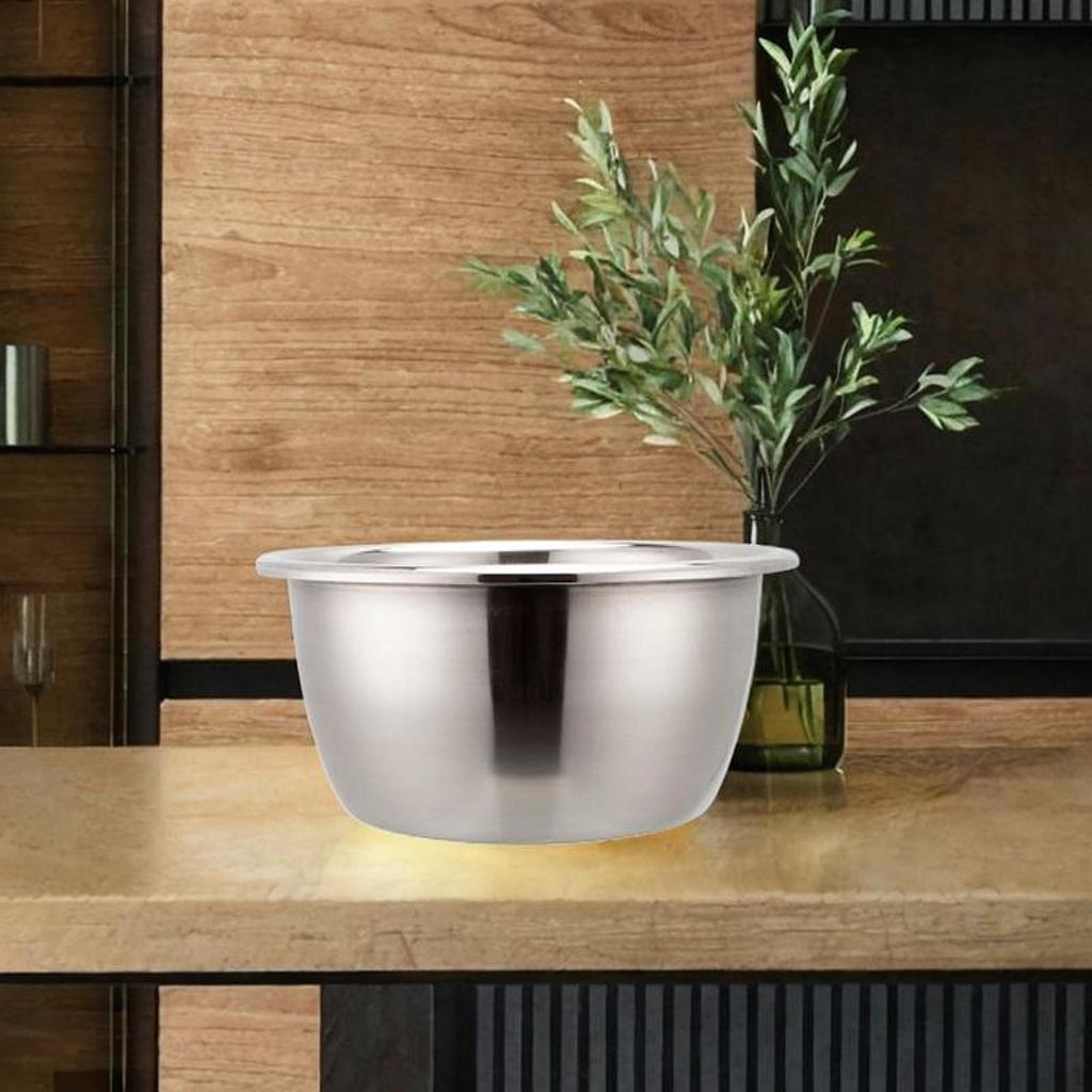 Stainless Steel Basin Deep Mixing and Washing Tub Cutlery Multipurpose