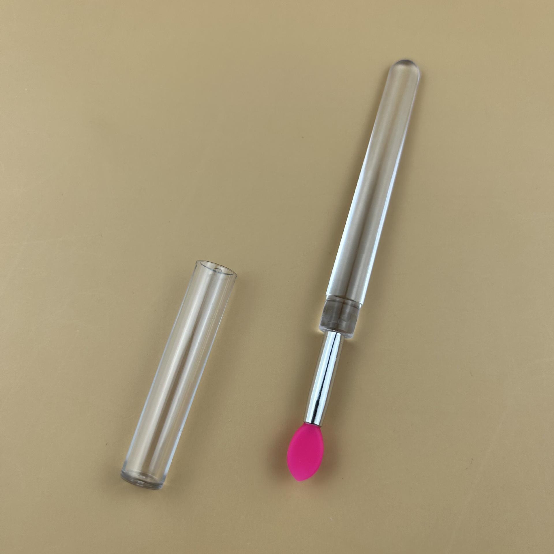 

Портативная силиконовая кисть для губ с крышкой - Мини-кисть для маски, бальзама и помады для губ