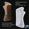 Silicone Comb Mold DIY Craft Epoxy Resin Mould Hair Comb Resin Mold  DIY Jewelry Craft Supplies