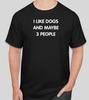 Mám rád PSY a možná 3 lidi Tričko Velikost Tričko T-Shirt S-2XL Dárek