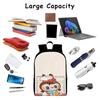 Travel Laptop Backpack, Fits 15.6 Inch Notebook, with Multiple Organizational Compartments for Teen Student Business Work K757