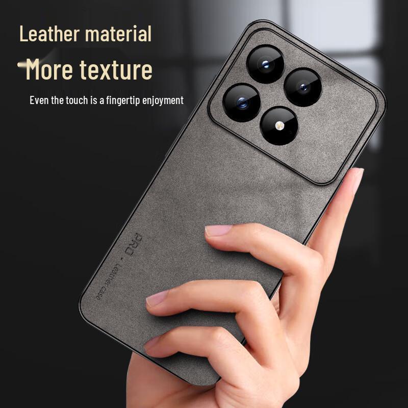 Shangsu Redmi K90 Serie Wildleder-Haptik Handyhülle