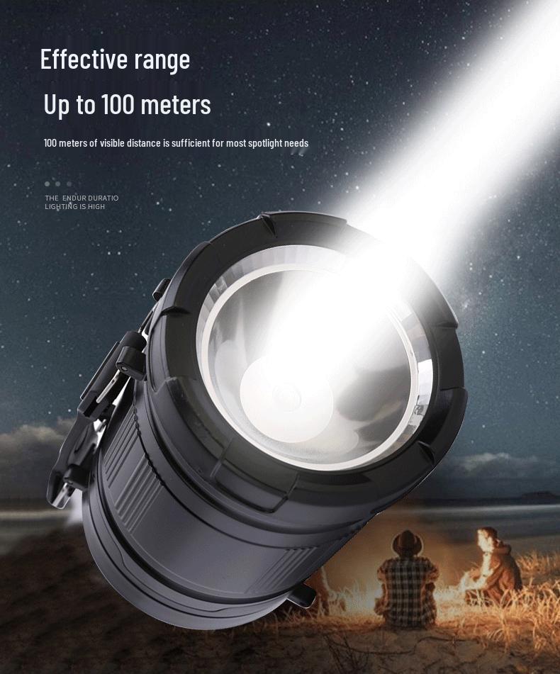 Portable LED Camping Lantern: Handheld, Pull-out Tent Light for Outdoor and Emergency Use