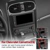 Center Console Trim Air Vent Outlet Navigation Panel Carbon Fiber Sticker For Chevrolet Corvette 2005-2007 Interior Accessories