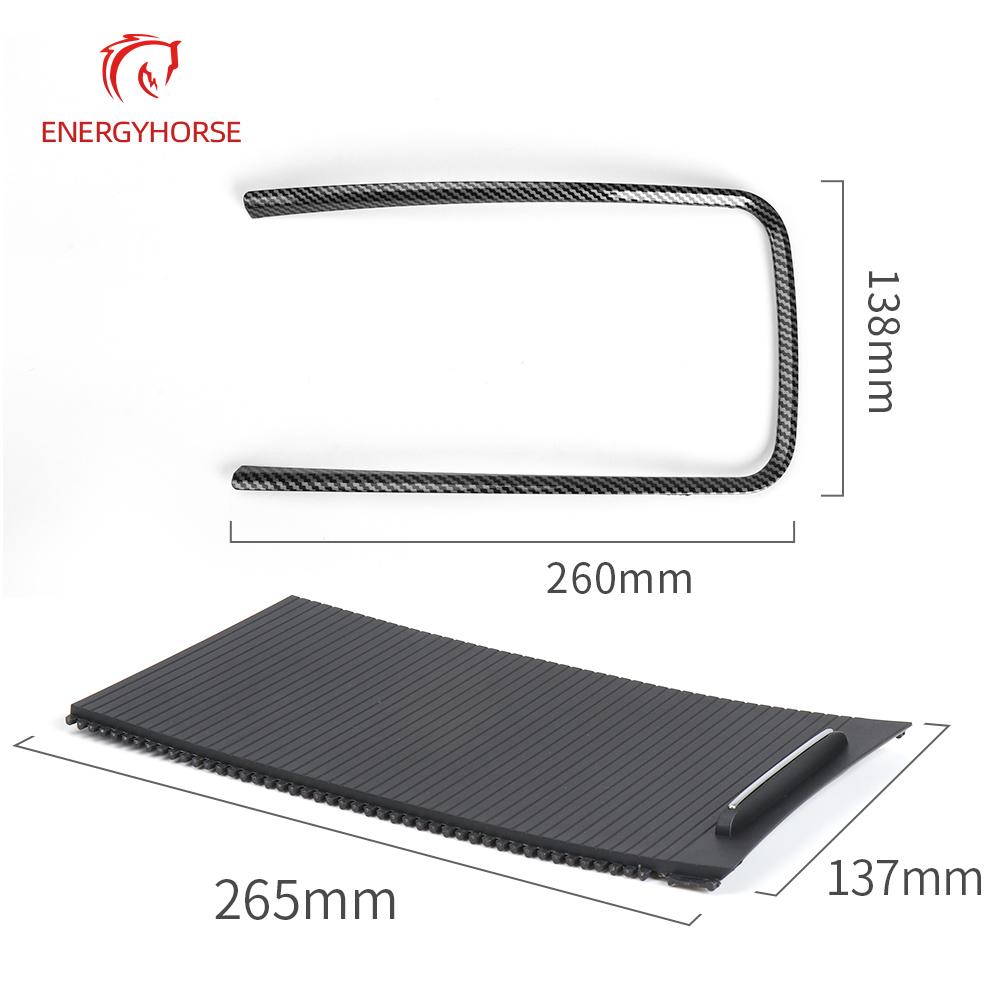 For Buick Lacrosse Car Sliding Shutters Cup Holder Roller Blind Cover Armrest Box Storage Box Strip Plating Trim Ring