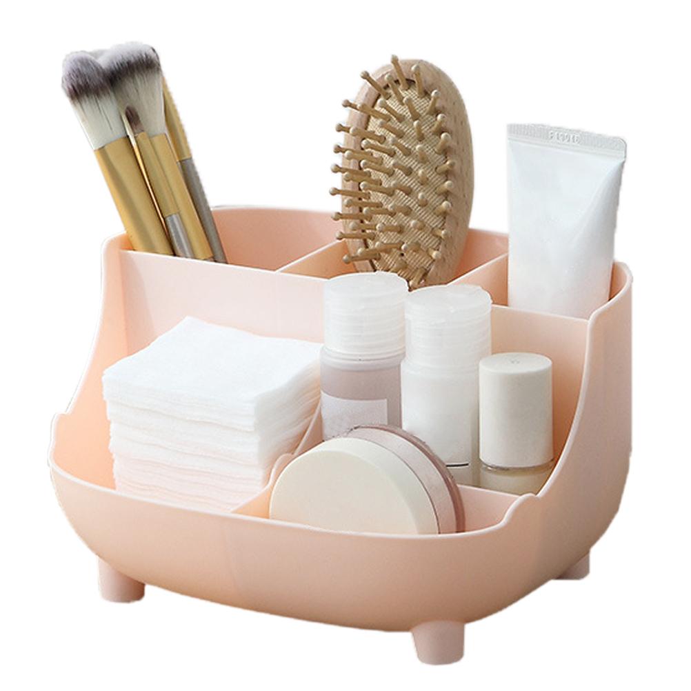 

Органайзер для макияжа с несколькими отделениями, Коробка для хранения косметики, Контейнер для мелочей для рабочего стола, Домашний макияж