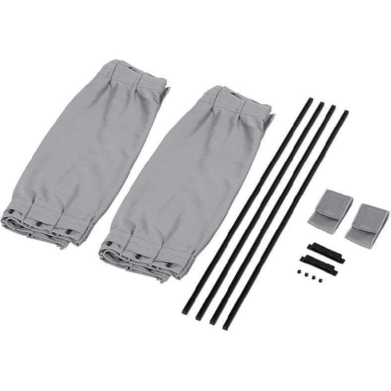 Ejoyous Car Window Shade, 2Pcs Auto Side Window Sunshades Curtains Adjustable Sun Shade Drape Visor Valance Curtain for Breastfeeding, Sleeping,