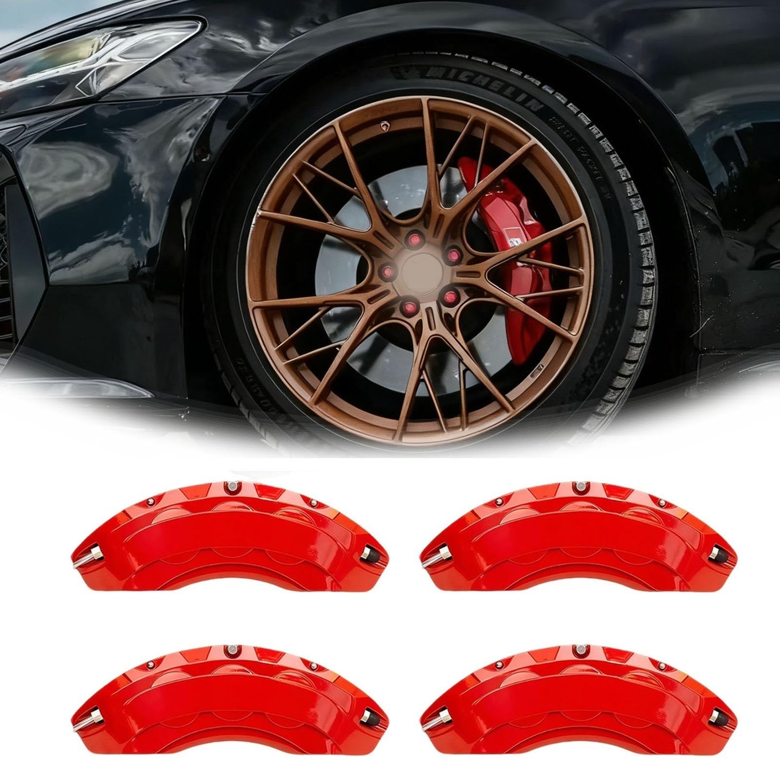Applicable to caliper cover Toyota Supra 2.0L SZ 2020 2021 Toyota Supra 2.0L красный