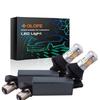 GLOFE 1157 3030SMD Dual Color Type 2 Switchback DRL LED Turn Signal Light Bulbs with Prevention and Resistors Error-Free Hyper-Flash Built-in (Bulb