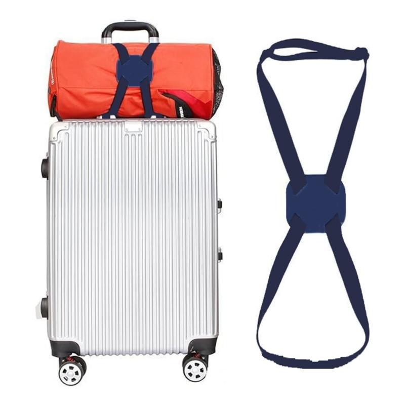 Multi Color Polyester Suitcase Fasteners Adjustable Buckles Tie Down Strap For Luggage Organization During Travel