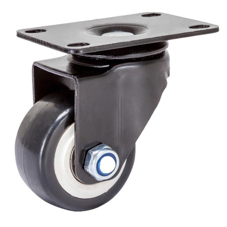 Gold Diamond Silent Universal PU Furniture Casters with Brake for Sewing Machines