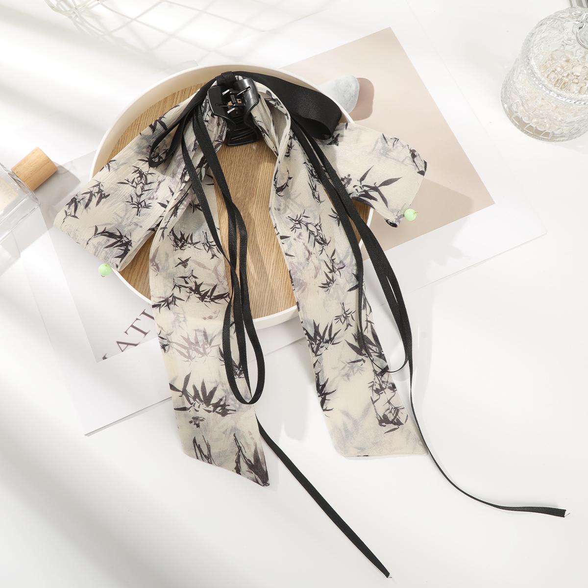 

Стример Бант Заколка-Краб для Волос для Женщин Ретро Лента Заколка для Волос Девочки Летняя Простая Заколка-Краб Модные Аксессуары для Волос