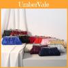 Elegante Entenförmige Clutch-Tasche mit Plissee-Design und Schlossverschluss für Formelle Anlässe
