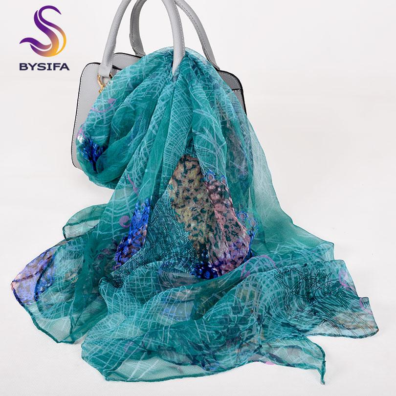 Pink Orange Silk Scarf  New Design Long Female Scarves Printed 170*105cm Spring Autumn Fashion Accessories Women Silk Scarf