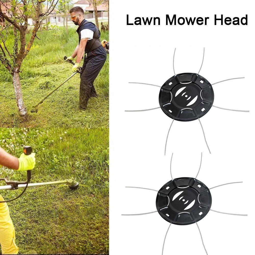 2Pcs High-Efficiency Grass Trimmer Head Easy To Install Weeding Tool  Wire Cutting Weeding