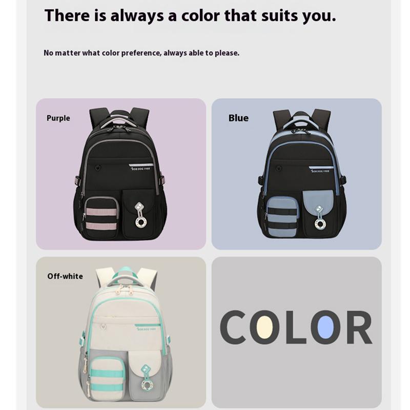 Middle School Student Backpack, Casual Large Capacity Lightweight Backpack, 6-9Th Grade Internet Celebrity Daifa Primary School