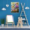 11CT Full Cross Stitch Colorful Dandelion Counted DIY Embroidery Kits Handmade Cotton Thread Needlework Wall Art Crafts Home Dec