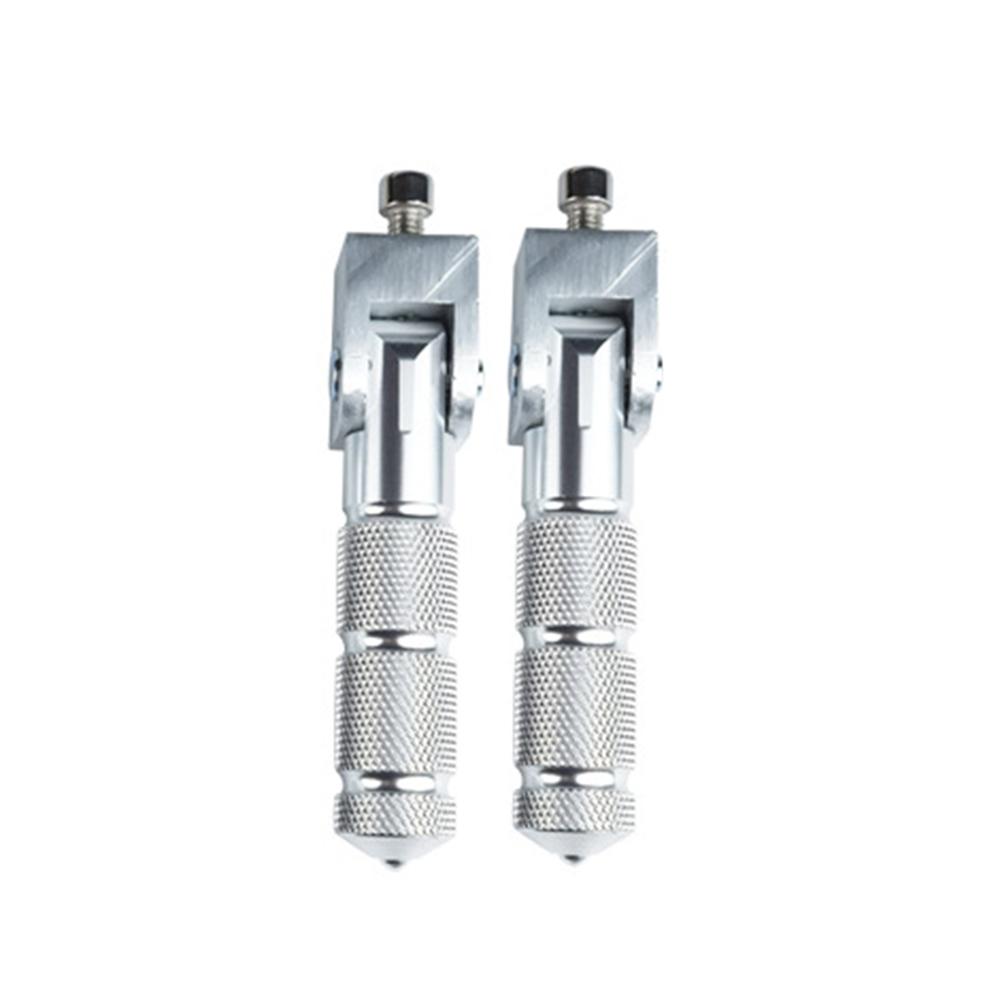 8mm Universal Pedals Folded Footrest Footpeg Compatible For Motorcycles Bicycles Electric Vehicles Mopeds Karts Scooters Parts