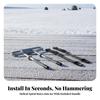 Ice Fishing Tent Anchor Kit with Cam Straps Heavy-Duty Shelter Tie down