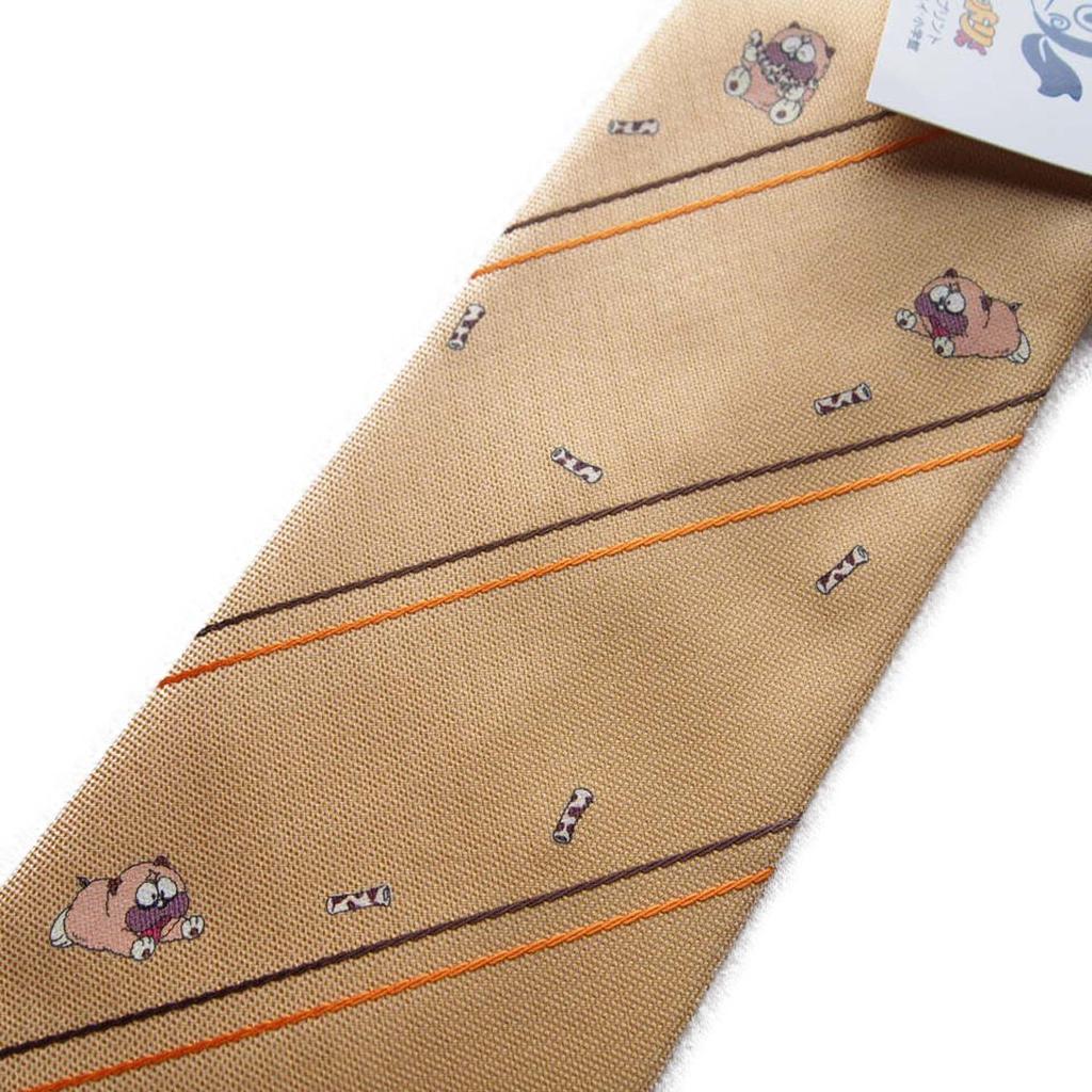 No Cute Character Fujiko Fujio Anime Ninja Character Necktie [Shikisai Mise] Hattori-kun Necktie, Necktie, Hattori-kun (Yellow)