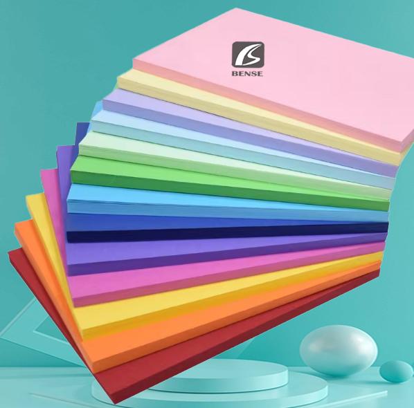 A4 Double Side Offset Paper Sheets Custom Printed Colorful Cardstock Cardboard