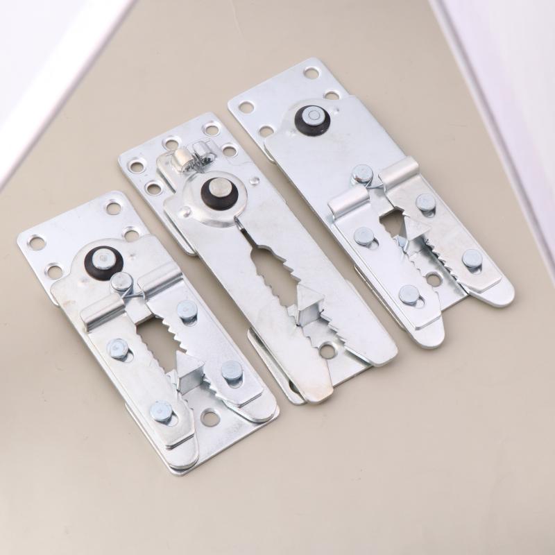 1Set Sofa Couch Sectional Connector Snap Metal Bracket Hinges For Furniture Accessories Tool