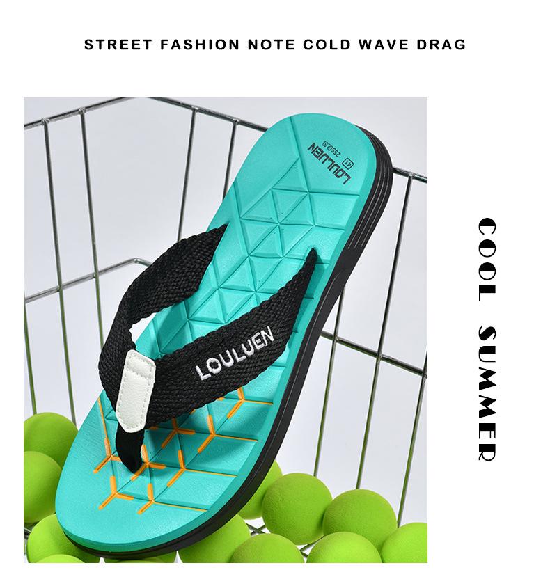 2025 Men's Non-Slip Beach Flip-Flops: Trendy Summer Sandals for Casual Outdoor Wear