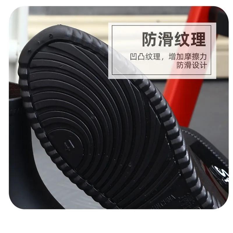 Fashion Black Men's Shoes Fashion Mens Rain Boots 2024 New Anti-slip Wear-resistant Outdoor Fishing Waterproof Shoe Zapatos Para Hombres