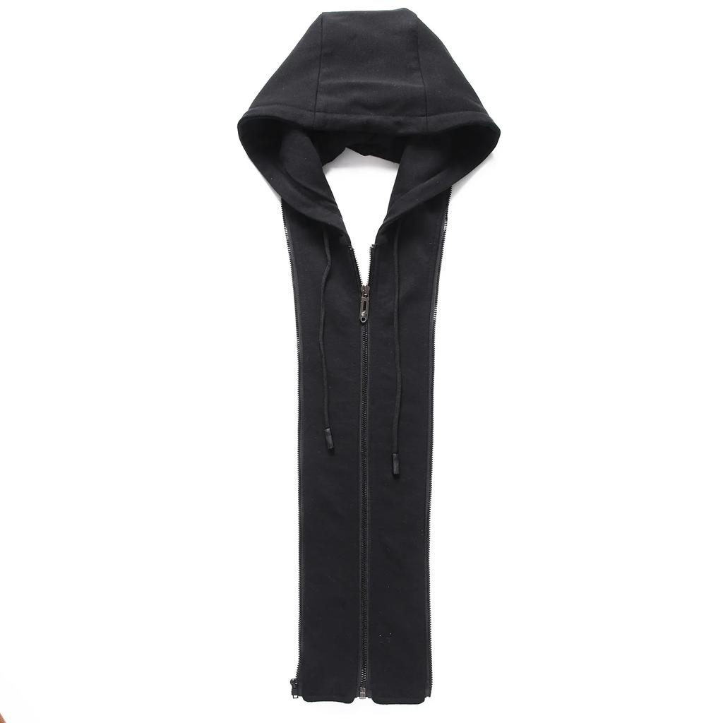 Autumn Winter Men Hooded Wool Jacket Autumn Mens Long Windproof Wool Coat Casual Thick Slim Jacket Male Size