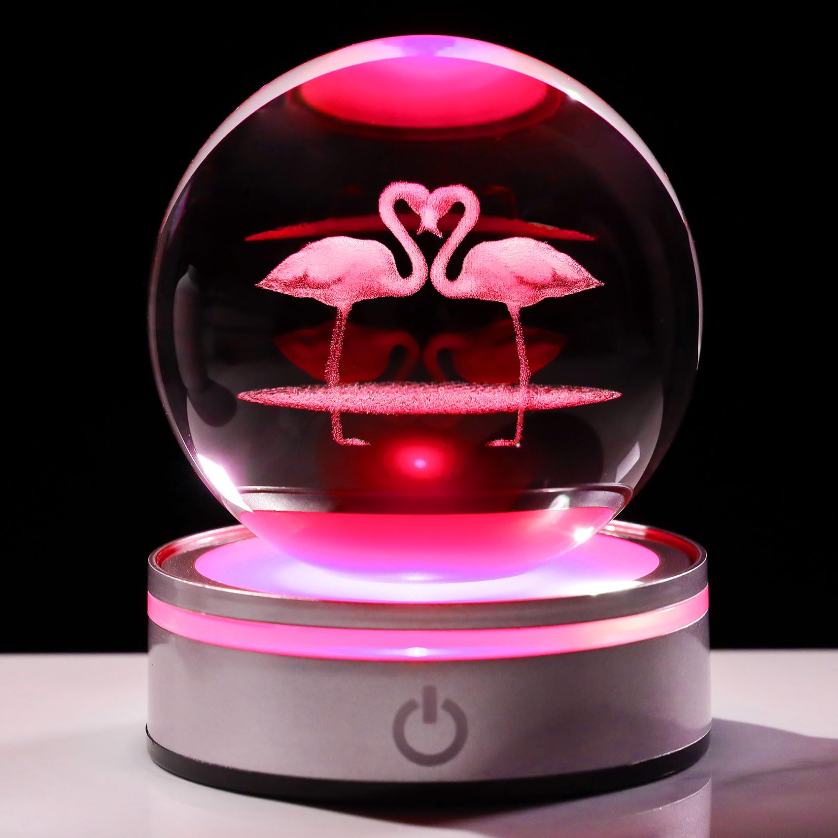 

Kertari K9 Crystal Ball Flamingo 3D Model - Wedding Anniversary Gift, Wedding Present, Popular Gift for Wife [Authentic] Interior Decor, Stylish Ornam