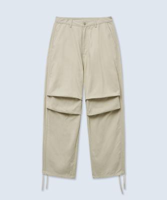 INTEMPOMOOD Airborne Parachute Pants_Cream