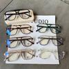 New Trendy Oversized Green Myopia Glasses Women Men Retro Anti Blue Rays Computer Eyeglasses Vision Minus -1.5 2.0 2.5 3.0