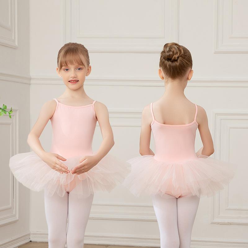 Ballettkleid Kinder Tutu Ballettrock Professionelles Mädchen Aufführung Ballerina Kleid Ballett Tanz Trikot