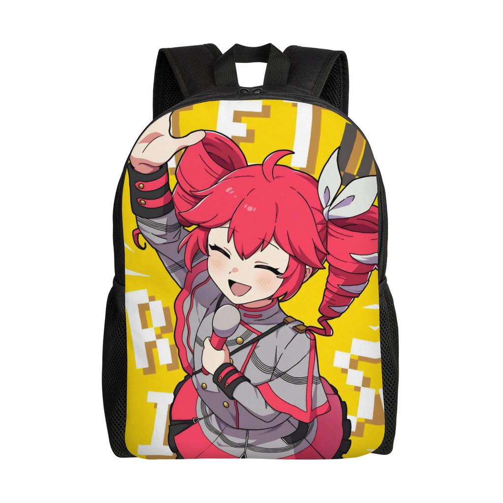 Cartoon Kasane Teto Rucksack für Männer Frauen Teenager High School Arbeits-Tagesrucksack Laptop Computer Leinwandtaschen Sport