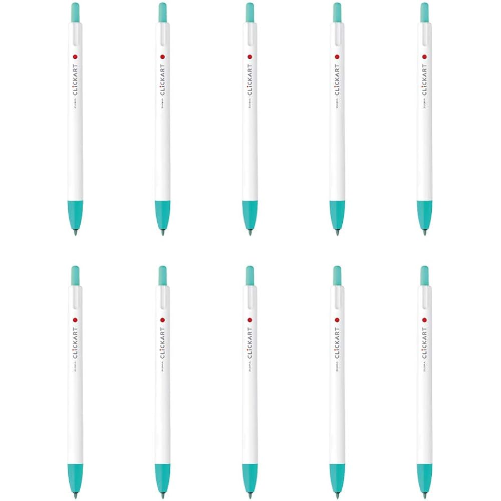 Zebra Water-based Pen Clickart Mint Green 10pcs B-WYSS22-MG
