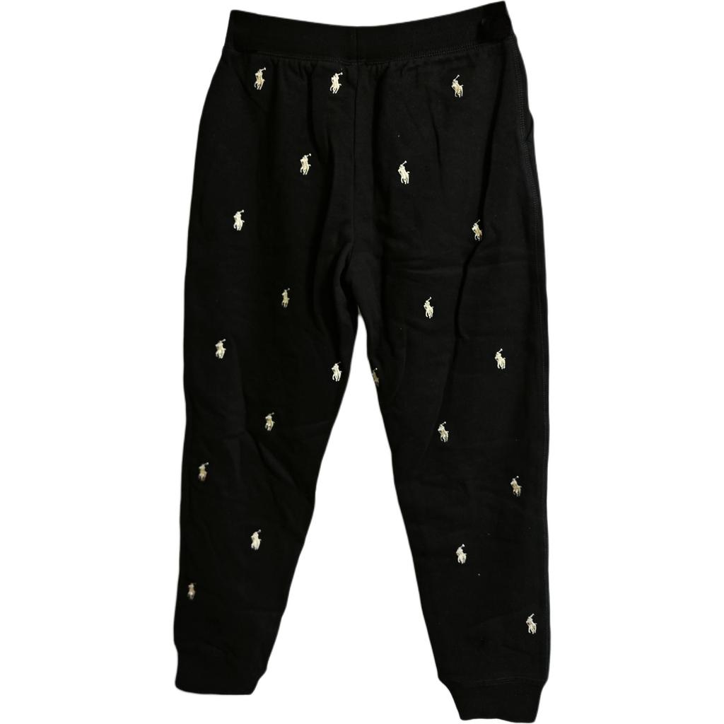 Polo Ralph Lauren Kids  Knitted Sports Pants All Over Pony Logo Embroidery With Drawstring Elastic Waist Kids bottoms 313892606-001