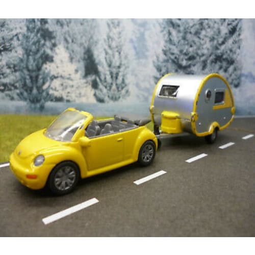 SIKU VW New Beetle with Caravan SK1629