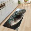Skeleton Household Door Mat Bathroom Kitchen Absorbent Floor Mat Bedroom Living Room Non-Slip Carpet