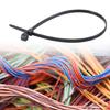100pcs 12 Inches  Black Cable Ties  Ties with Screw Mounting Hole Automotive Cable Ties for Home Office Wire Managements
