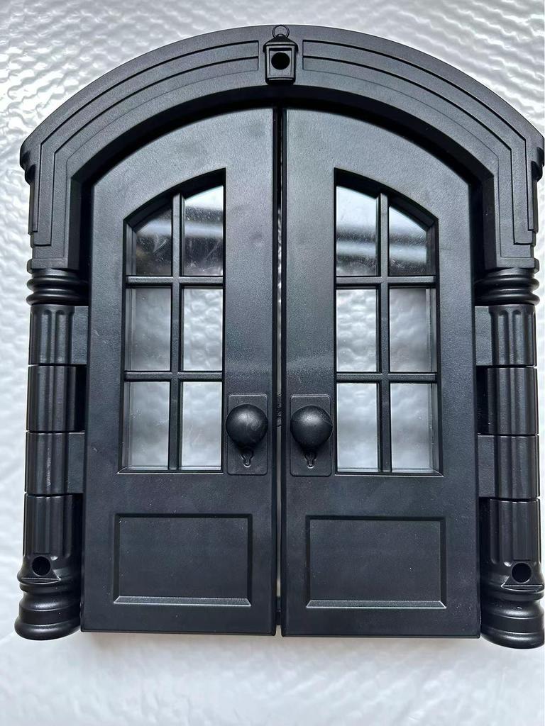 Pet Door: Cross-Border Cat & Dog Kennel Door with No-Flip Stopper for French Doors