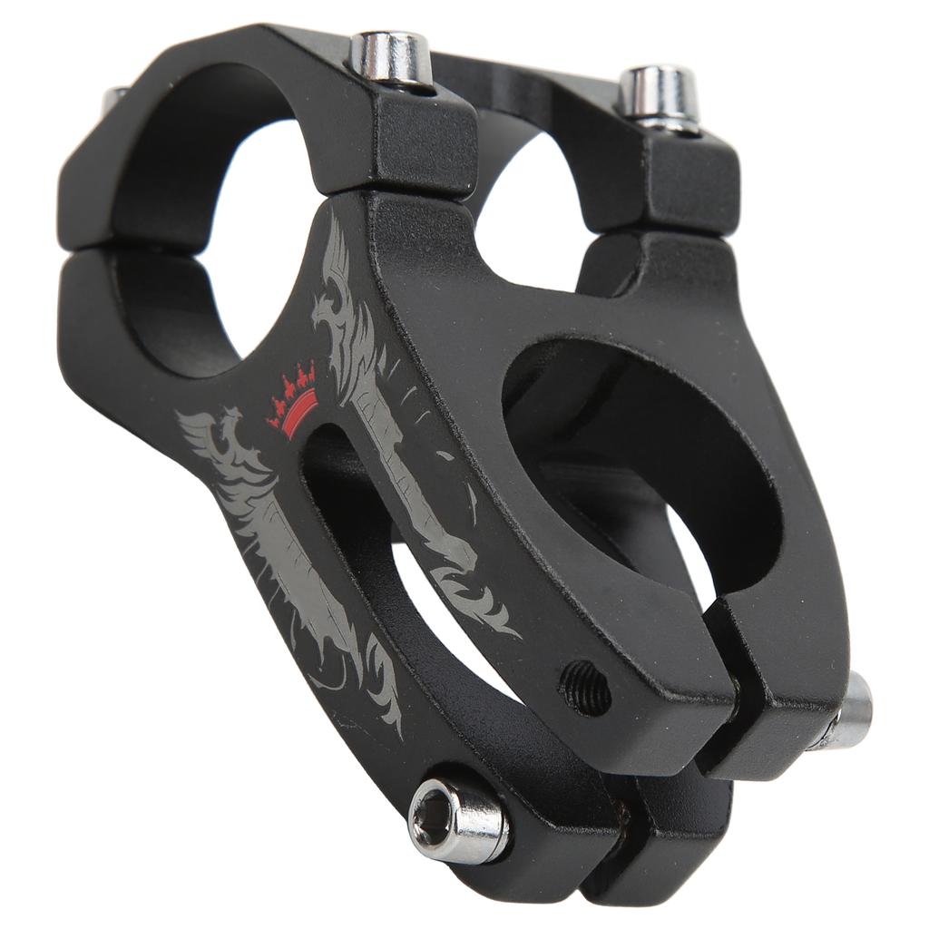 Mountain Bike Stem Lightweight Aluminum Alloy Hollow 31.8mm Curved Knife Marking Short Handlebar Stem for Cycling