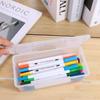 Waterproof Stationery Case With Buckled Pen Pencil Case Korean Style Desktop Storage Box  Sundries