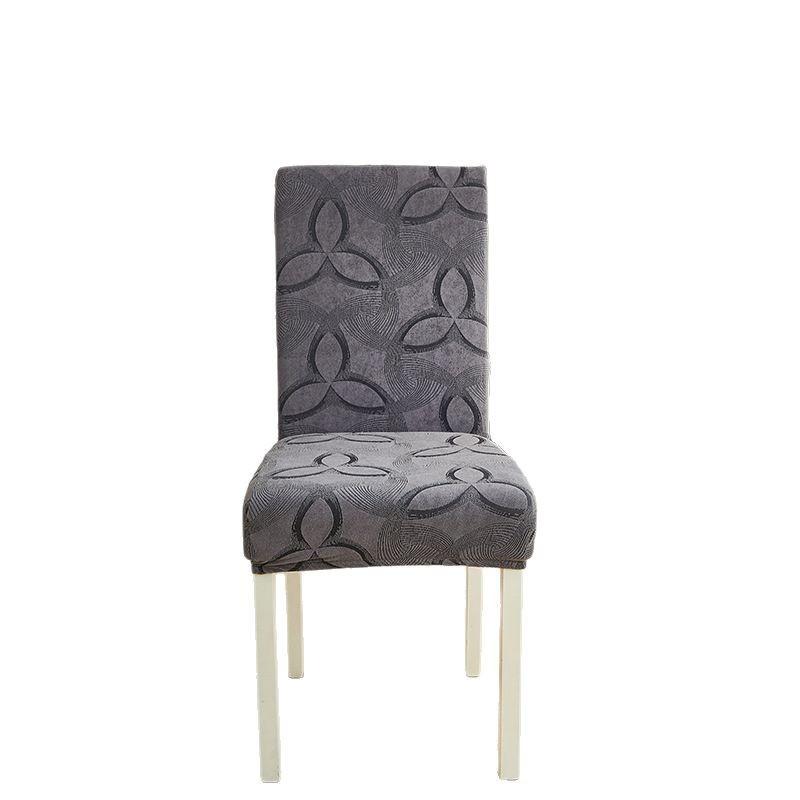 Thickened All-inclusive Elastic Chair Cover Home Hotel Dining Chair Cover Seat Cushion Backrest Integrated Stool Protective Cover
