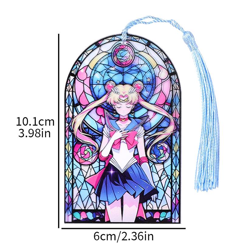 Sailor Moon Acrylic Bookmark Anime Enthusiast Book Accessories Student School Supplies Teacher Office Stationery
