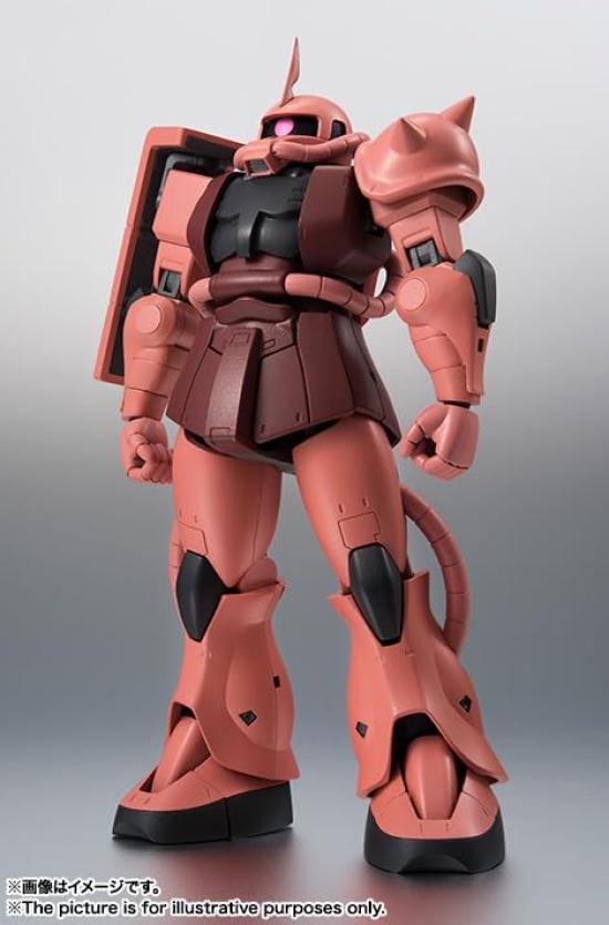 TAMASHII NATIONS ROBOT Spirits Mobile Suit Gundam SIDE MS MS-06S Char's Zaku ver. A.N.I.M.E. (resale version) Approx. 125mm PVC & ABS painted movable