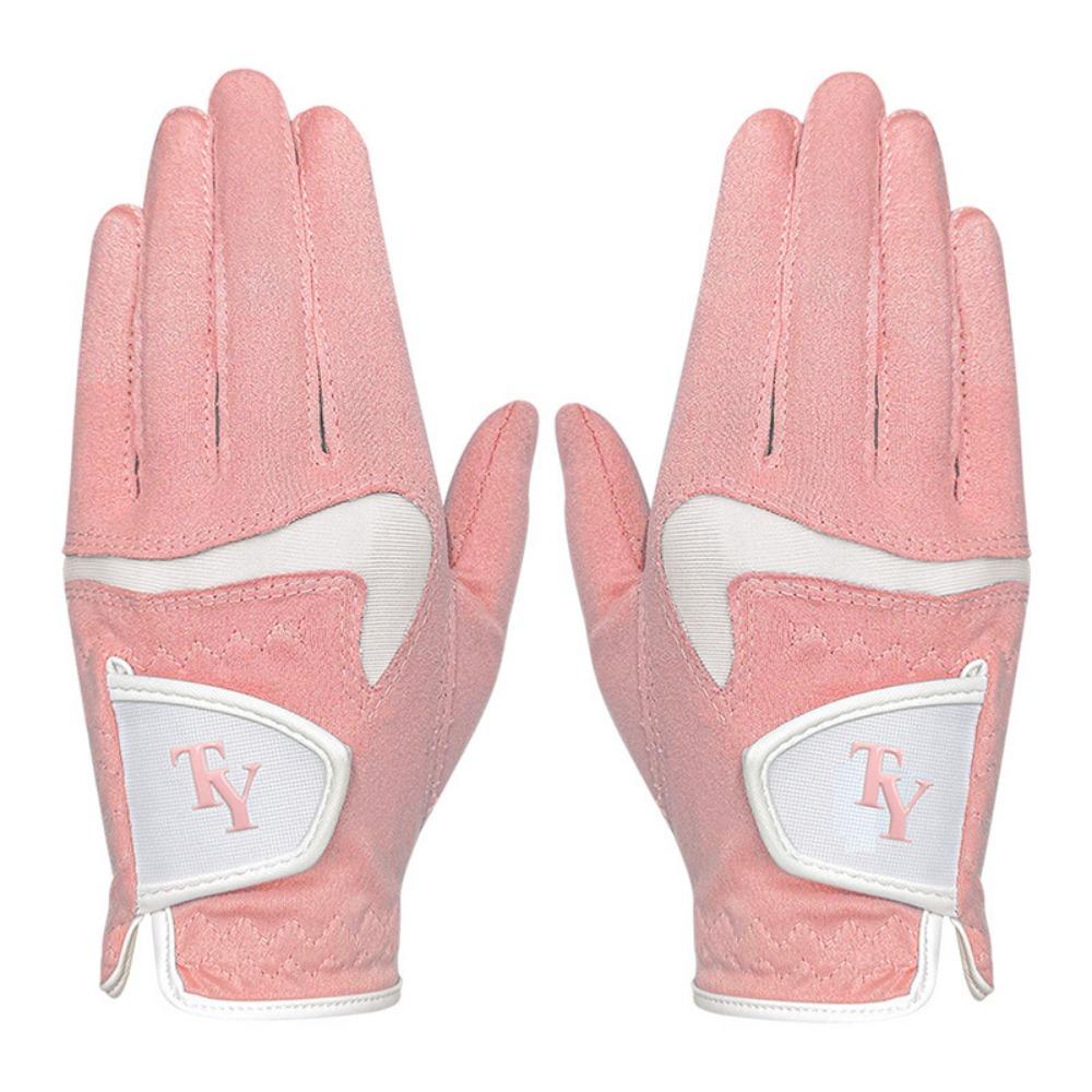 

Износостойкие женские перчатки для гольфа Дышащие спортивные перчатки Модные варежки для гольфа Спорт на открытом воздухе 21 розовый