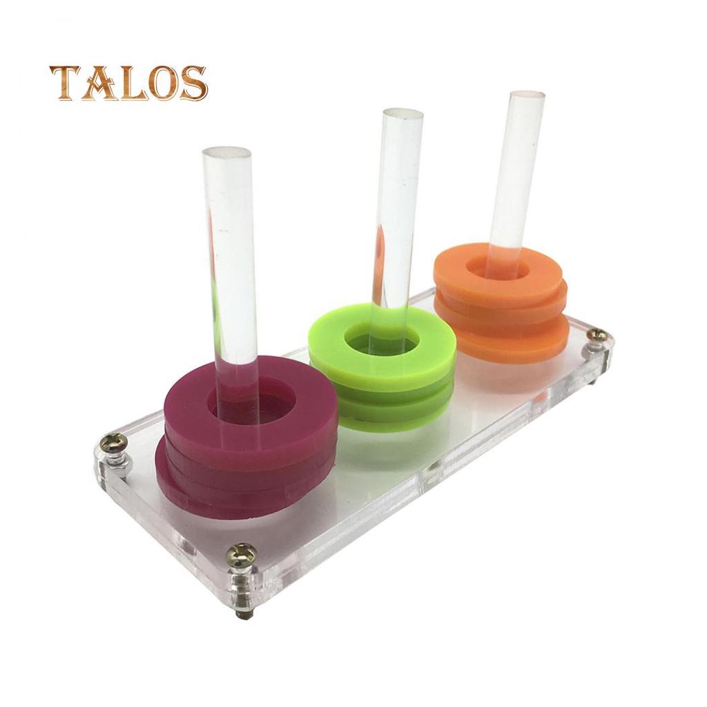 Buy Colorful Ring Circle Birds Pet Parrots Playing Separating Game Chewing Fun Toy Pets