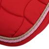 Saddle Pad Soft Breathable All Purpose Double Rope Saddle Pad with Hand Strap and Girth for Horses